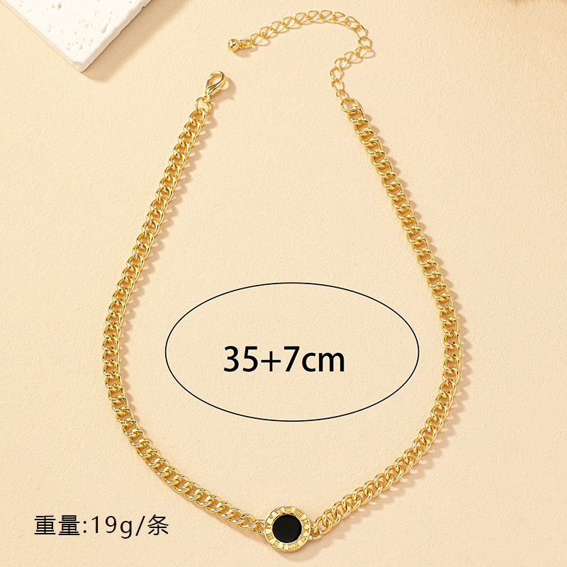 Lina collar retro de turquesa para mujer estilo coreano_voghion.com