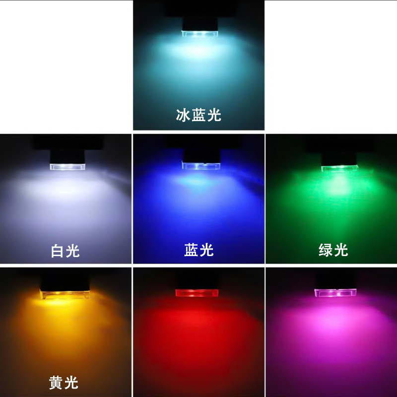 Luz de atmósfera USB para automóviles acrílico color de contraste para automóviles USB atmósfera luz de noche luz decorativa