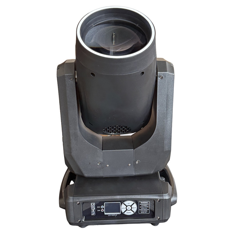 Mini 350W beam light DMX512 moving head light for performances, bars, and seven-color rotating lighting equipment with aperture.