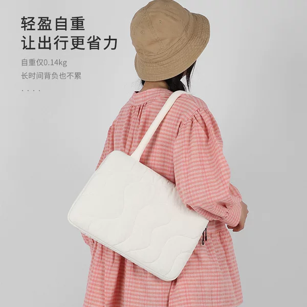 Customized Tablet Inner Bag, Simple and Shockproof, 15.6inch Laptop Bag, Portable 14inch Computer Shoulder Bag