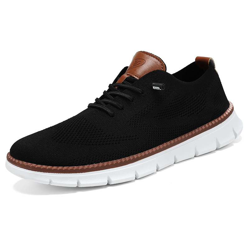 Zapatos de malla para hombres 2025 primavera nuevos zapatos de hombre moda zapatos deportivos de moda para hombres zapatos de trabajo casuales zapatos de moda para hombres