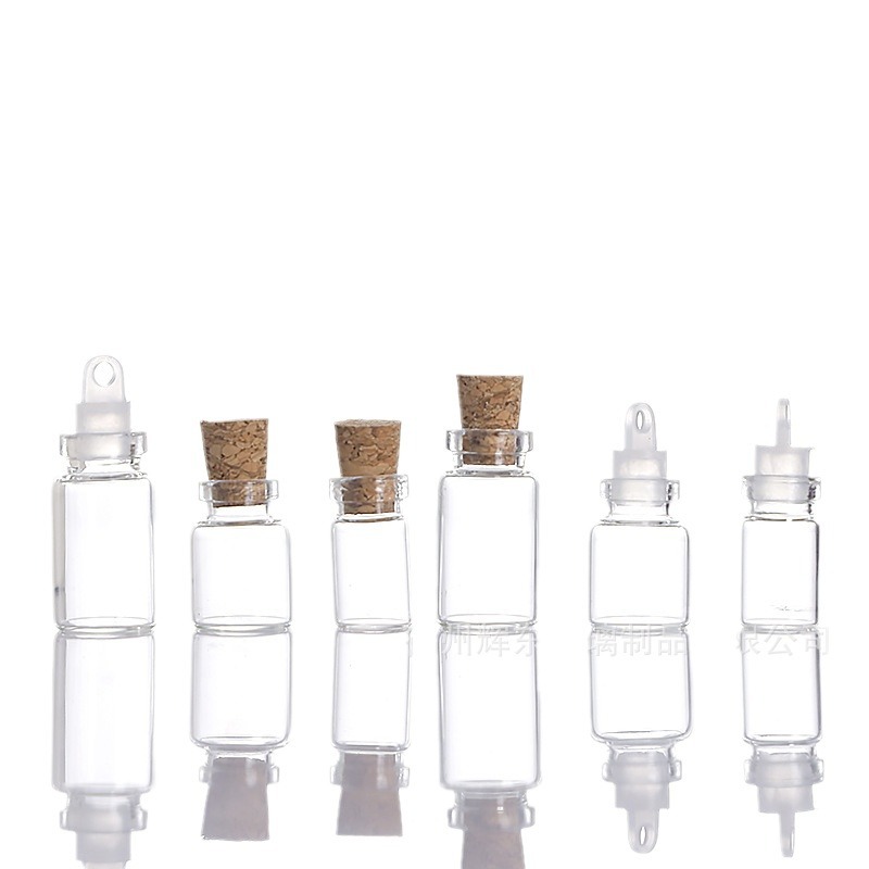 Botella de tubo de pequeño volumen, botella de tapón de alto silicio, botella de polvo de oro, botella de embalaje de partículas pequeñas, botella de vidrio flotante deseada image 6