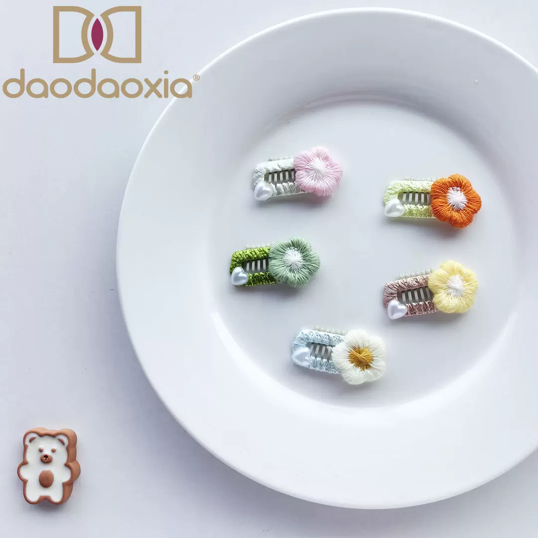 新款手工迷你碎毛宠物BB夹泰迪约克夏马尔济斯头饰狗狗小夹子饰品