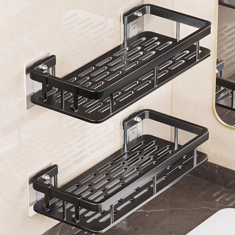 Bathroom Storage Rack Bathroom Wall-Mounted Punch-Free Toilet Bath Toilet Washbasin Wall Storage Shelf Bathroom Storage Rack Bathroom Wall-Mounted Punch-Free Toilet Bath Toilet Washbasin Wall Storage Shelf