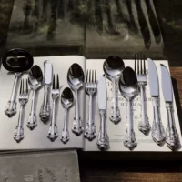 Петрежденный стиль 304 нержавеющая сталь стейк-knife, вилка и ложка западная посуда столовая европейский стиль отель дом западная еда набор ножей вилки и ложки
