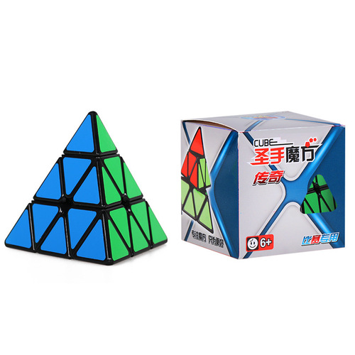 Holy Hand Legend Rubik's Cube Level 2, 3, 4 and 5 Glossy Matte Stickers Pyramid Legend S3 Speed ​​Twist Rubik's Cube Smooth