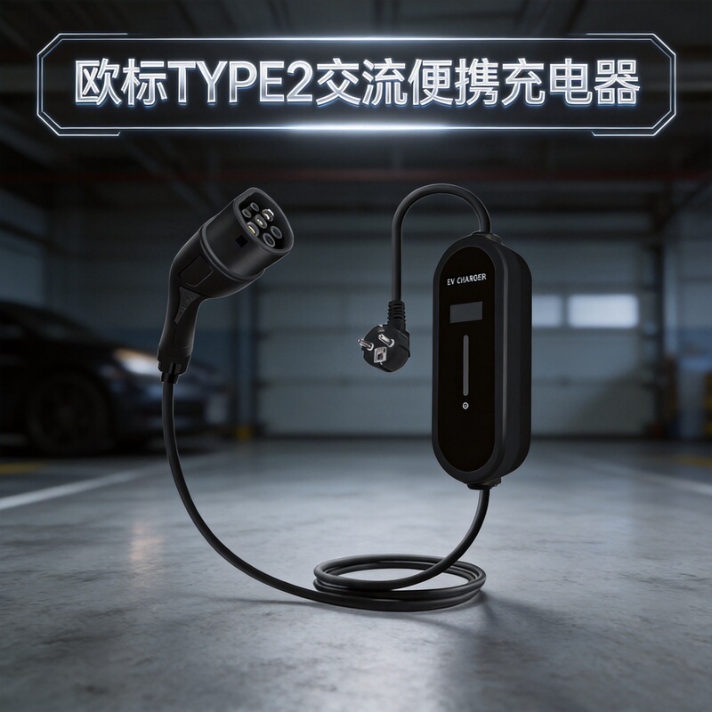 Cross-Border European Standard Portable Charger Type2 On-Board Charger Ac Car Charger Home Charging Gun New Energy Charging Gun