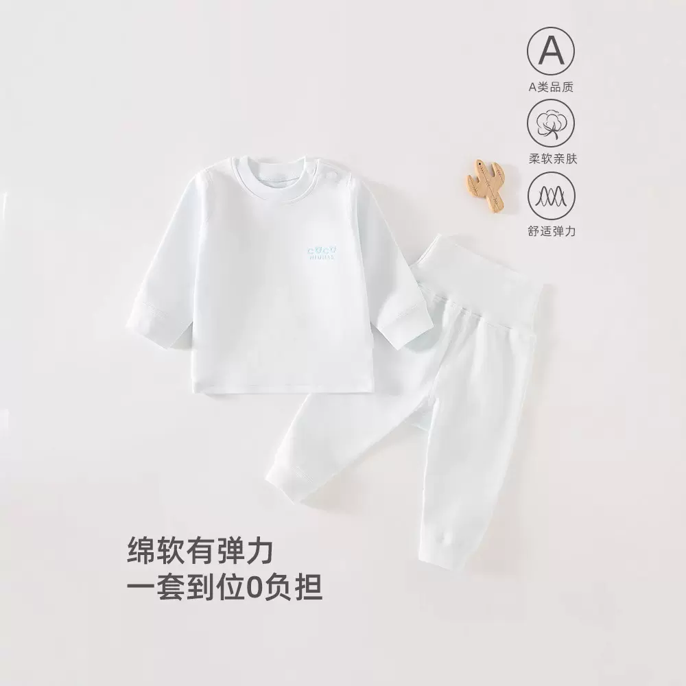 儿童家居服2025秋冬新款婴幼儿a类亲肤纯棉套装宝宝舒适居家衣服