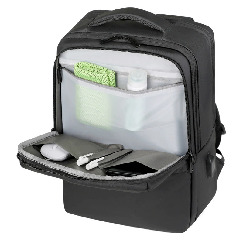 Laptop, men's universal backpack wet and dry separation for traveling for leisure, business version, Birthday gift