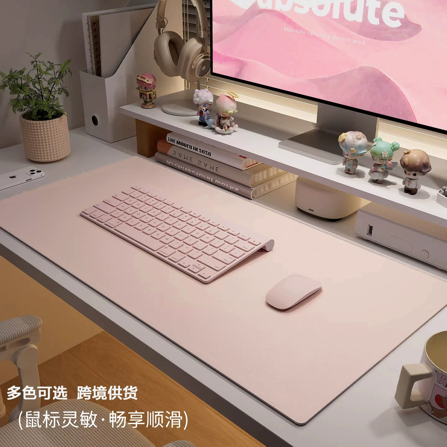 Waterproof Mouse Pad Oversized Desk Mat Leather from Yomiego
