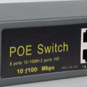 Коммутатор питания PoE на 8+2 Гбит/с, 48 В цифровой PoE, коммутатор PoE с питанием, гигабитный PoE-питание