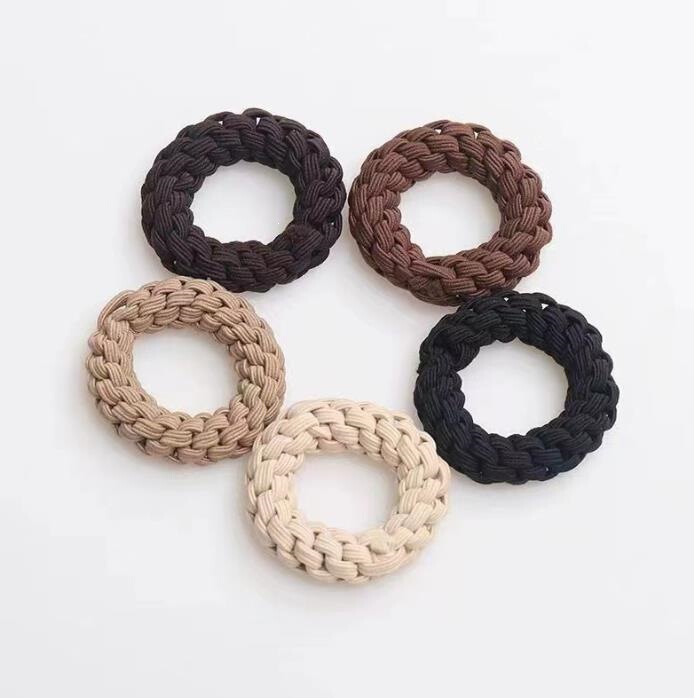 High-Elasticity and Durable Rubber Bands for Tying Hair, Simple and Stylish Hair Ties for Girls, Hair Bands for Bun Hairstyles