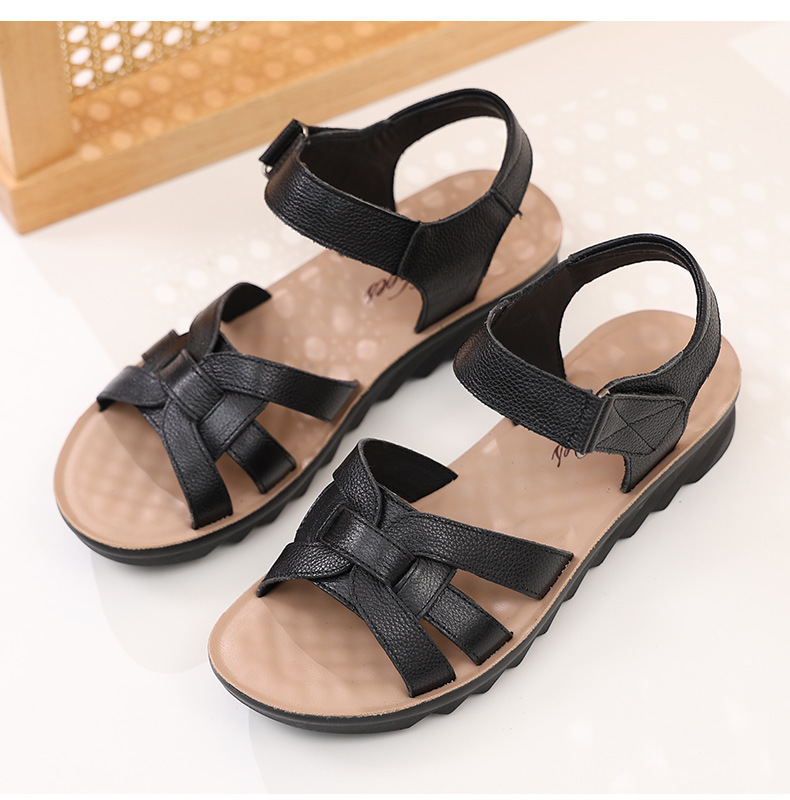 C4395 1050K GIÀY DÉP SANDAL NỮ RUITDT BIG SIZE NGOẠI CỠ ĐẾ MỀM MÙA HÈ TRUNG NIÊN MA SÁT CHỐNG TRƯỢT GIÀY DÉP NỮ DA BÒ G03 SẢN PHẨM MỚI