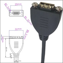 D�� micro HDMI����ĸ���往���L�����ݽz�׿ɹ̶���往0.5��