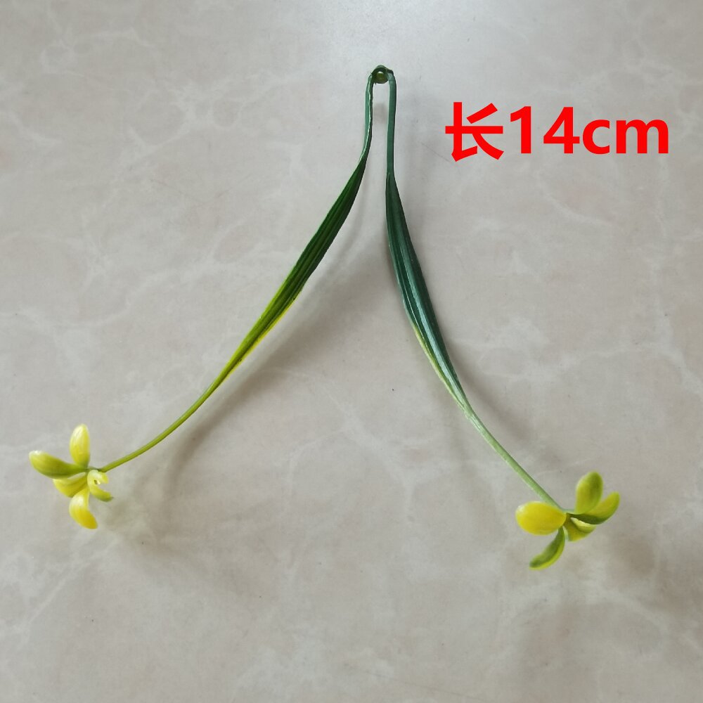 Imitación de hojas verdes hierba de agua hoja persa decoración de flores de boda pared flor de pecho accesorios de muñeca flores diy accesorios hechos a mano