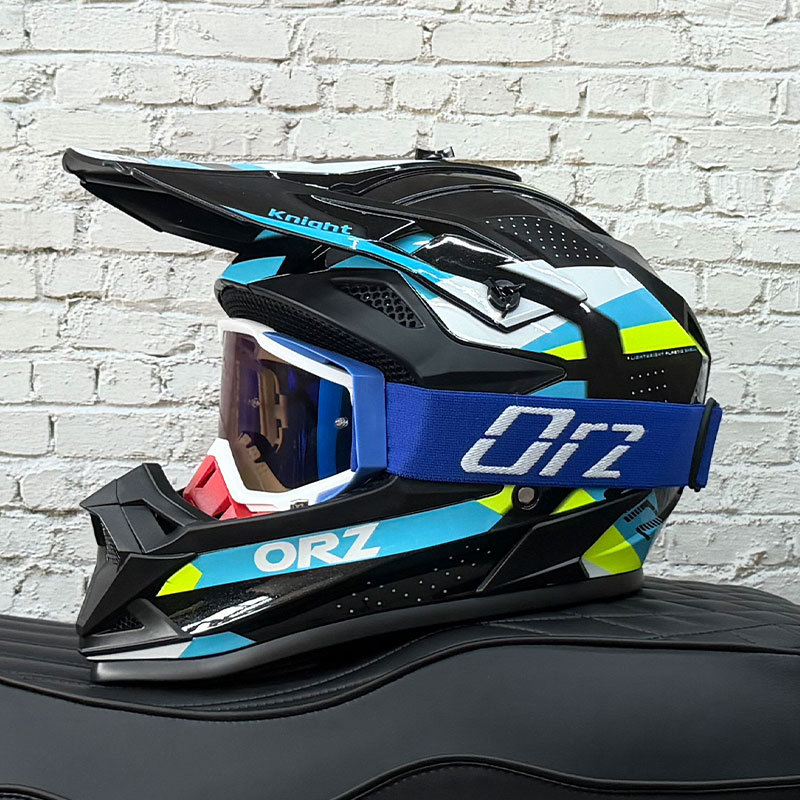 Orz Bicicleta de montaña Bicicleta Casco completo Casco de ciclismo Locomotora de carretera forestal todoterreno Niños Hombres y mujeres DH Reduce Light Bee AM