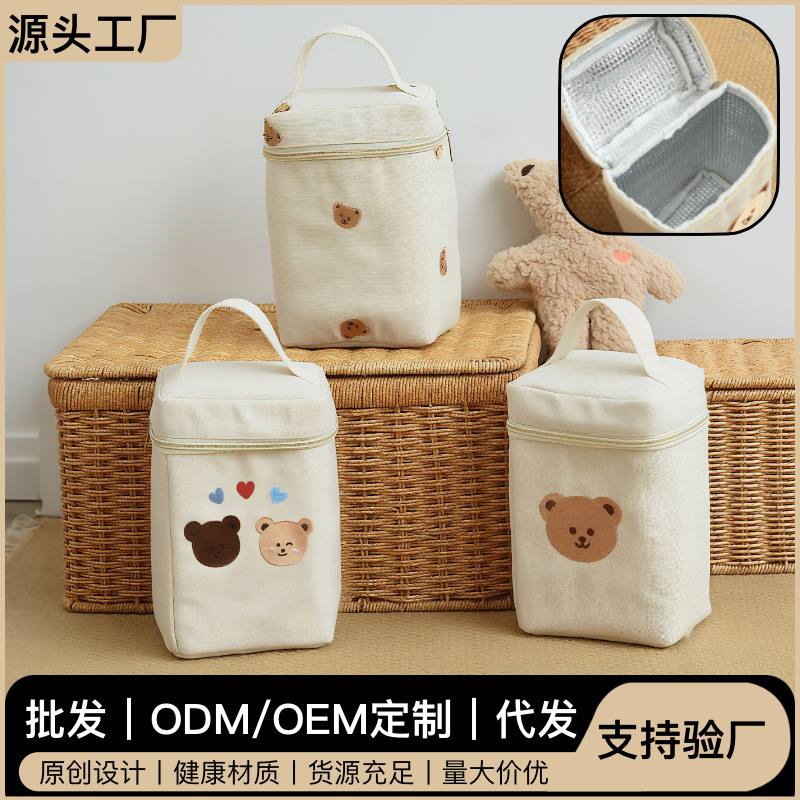 保温包母婴保温储奶包收纳包便携妈咪包上班带饭简约保温袋手提包