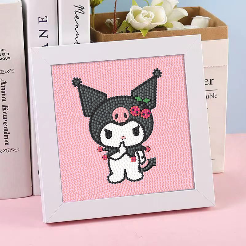 Diamante infantil DIY hecha a mano con material de marco paquete de dibujos animados Sanliou pegatinas de diamante regalo al por mayor pinturas de mampostería