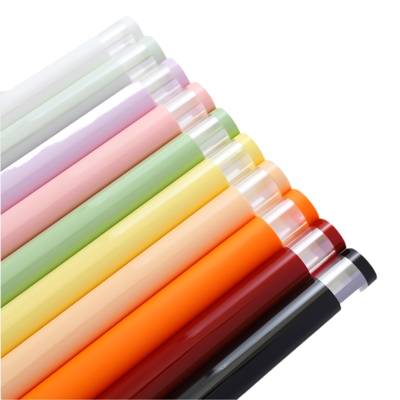 Lizhi Ran nuevo marco de celofán OPP transparente marco simple papel de embalaje de ramo floral impermeable simple