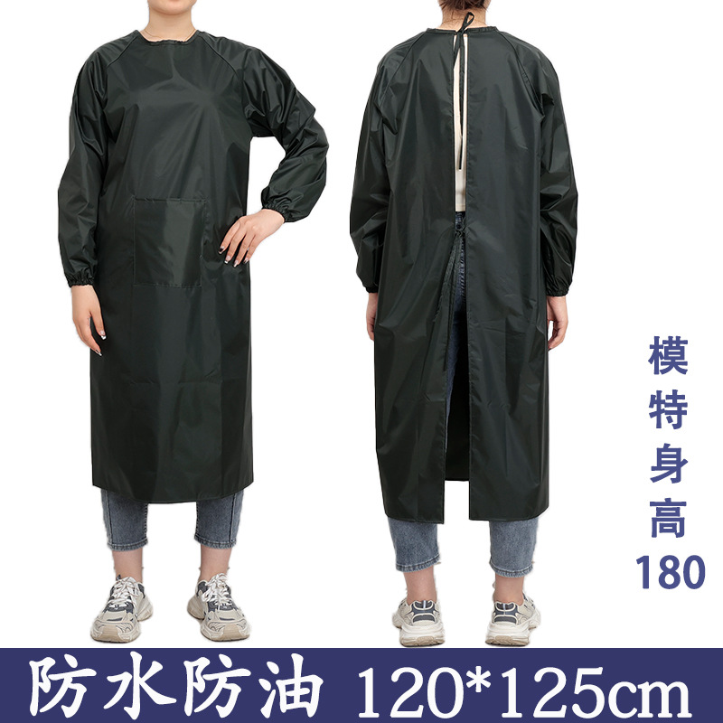 카키 방수 작업복 (포켓) 매체