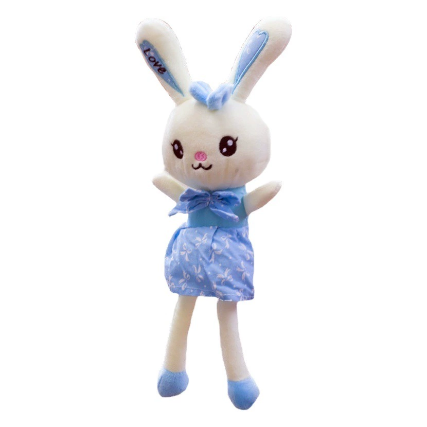 Плюшевая игрушка для трансграничной электронной торговли: кролик-принцесса, кролик LOVE, плюшевая игрушка-пара кроликов, маленький кролик