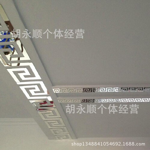 Bestselling 3D Acrylic Mirror Surface Wall Sticker for Living Room Bedroom Ceiling Ceiling Roof Decor Waistline Sticker