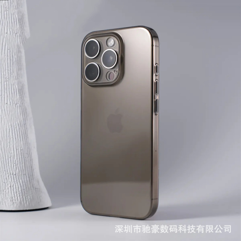 バイエル透明ソフトケース iPhone17promax対応 超薄型スマホケース Apple16 メタルボタン精密穴あきカバー|undefined