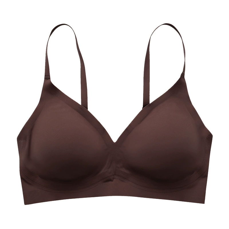 Wireless Bra Plus Size, Comfortable Breathable Seamless Top with Detachable Pads