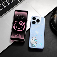 外单热销2025新款KT68 凯蒂猫HelloKitty手机卡通可爱儿童迷你手