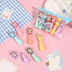 Labuka Pibala スティーディかわいいミニ水滴蛍光ペン学生ギフトオフィス絵画キーマーカーペン