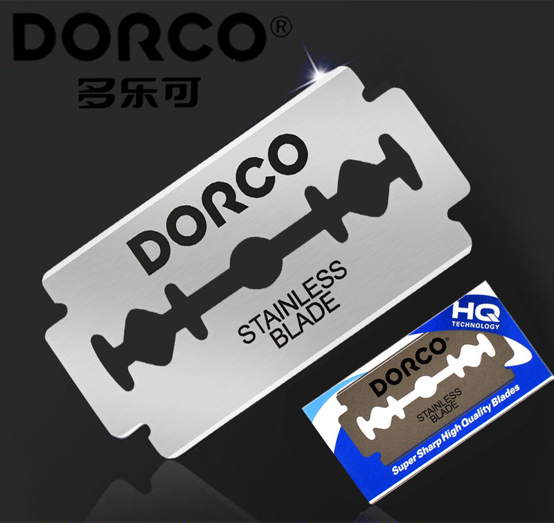 Deco Blade Vintage Manual Shaving Double-sided Blade Men's Shaving Blade Beauty Makeup Eyebrow Blade