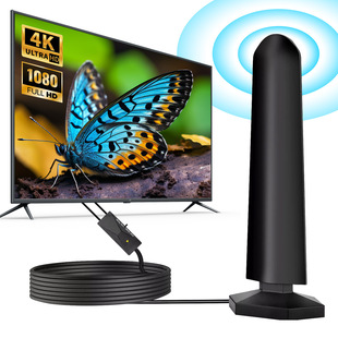 Cross-Border Popular Hdtv High-Definition Digital Tv Antenna Atsc Suction Cup Tv Antenna Signal Receiver