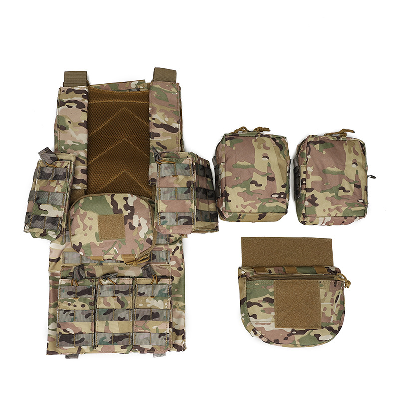 Multifuncional ventilador resistente al desgaste al aire libre chaleco táctico molle sistema expandible chaleco táctico