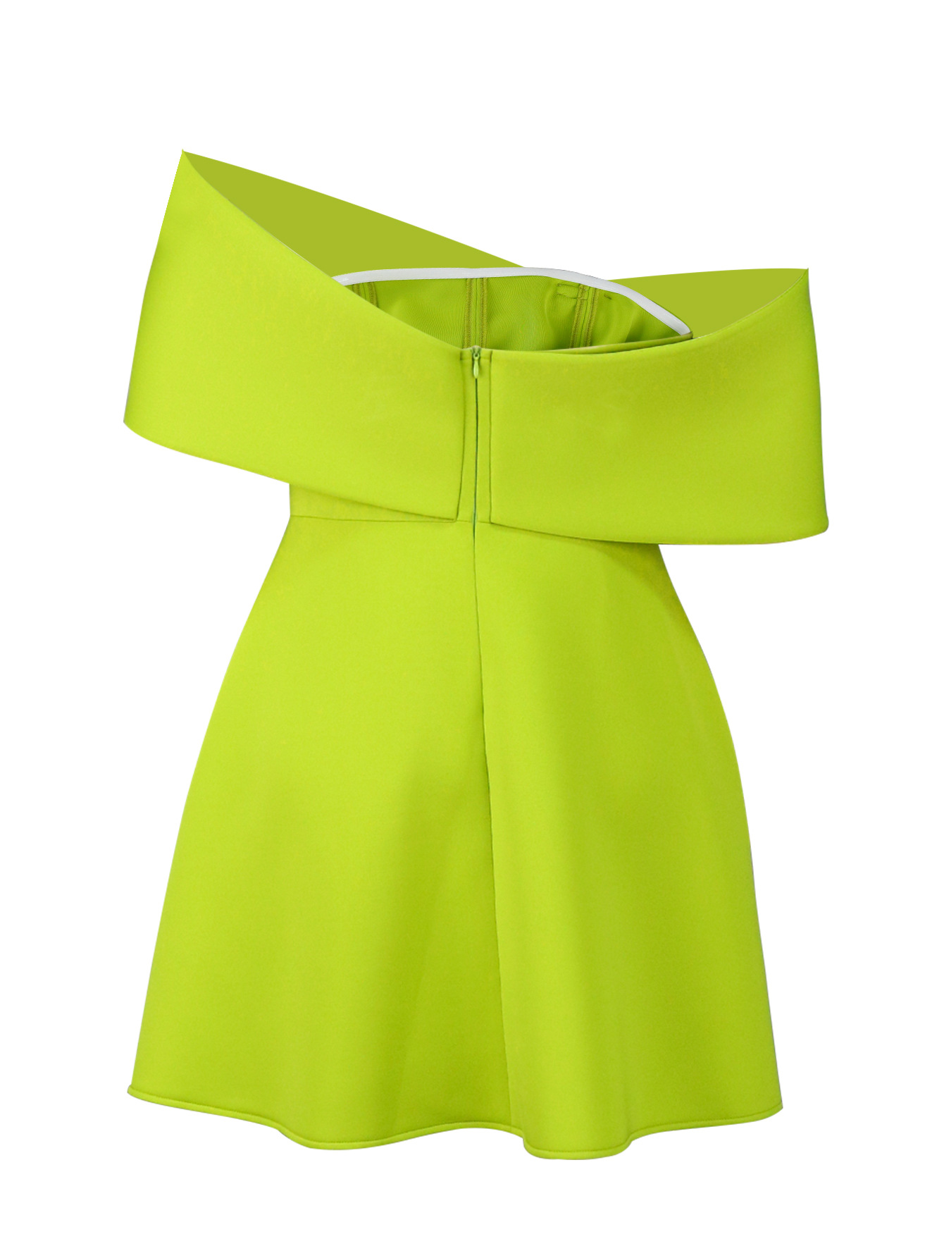 Women's Clothing AM040227 Tube Top Waist Covering Flesh A line Dress Commuter Party Dress Plus Size Dress_voghion.com