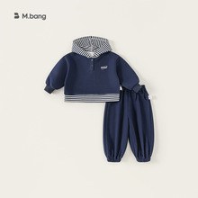 宥宝童装2025新款男宝宝秋装衣服运动服儿童套装休闲服男童两件套