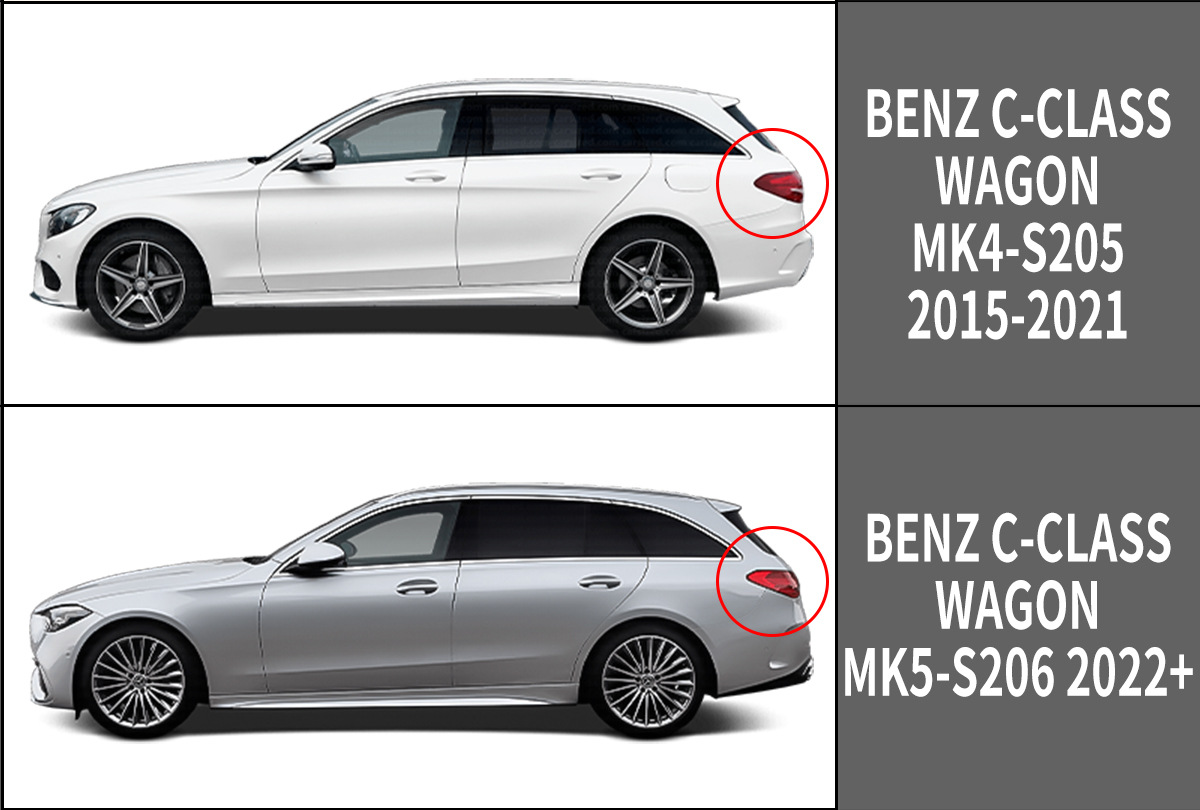 Suitable for Mercedes-Benz C-Class Wagon Window Visor