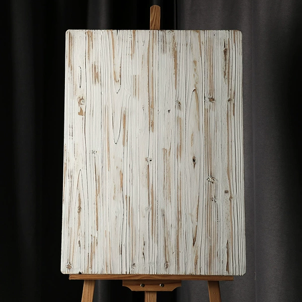 [经典面板60*80cm【斑驳白】缝隙小/有打磨]