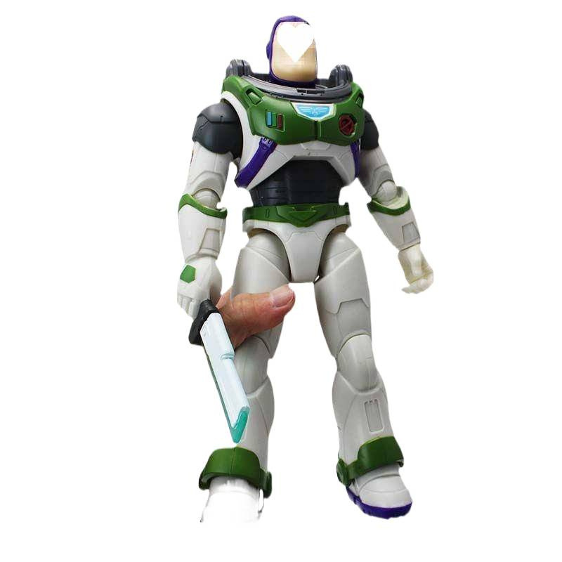 Buzz Lightyear Toy Story Sonic Bomb Wing Muñeca Hecha a mano Caminar eléctrico Woody Tris Muñeca Hablar