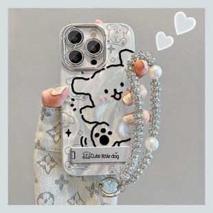 Suitable for Apple 16Promax Mobile Phone Case Iphone15 Protective Cover 14 Lens Film 13 Bracelet 12Pro Bracket
