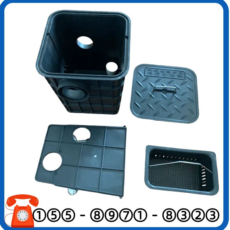 Сепаратор масла сельских сточных вод ремонт сельской кухни и ванной комнаты Пластиковый масляный сепаратор квадратный круглый заглубленный масляный сепаратор