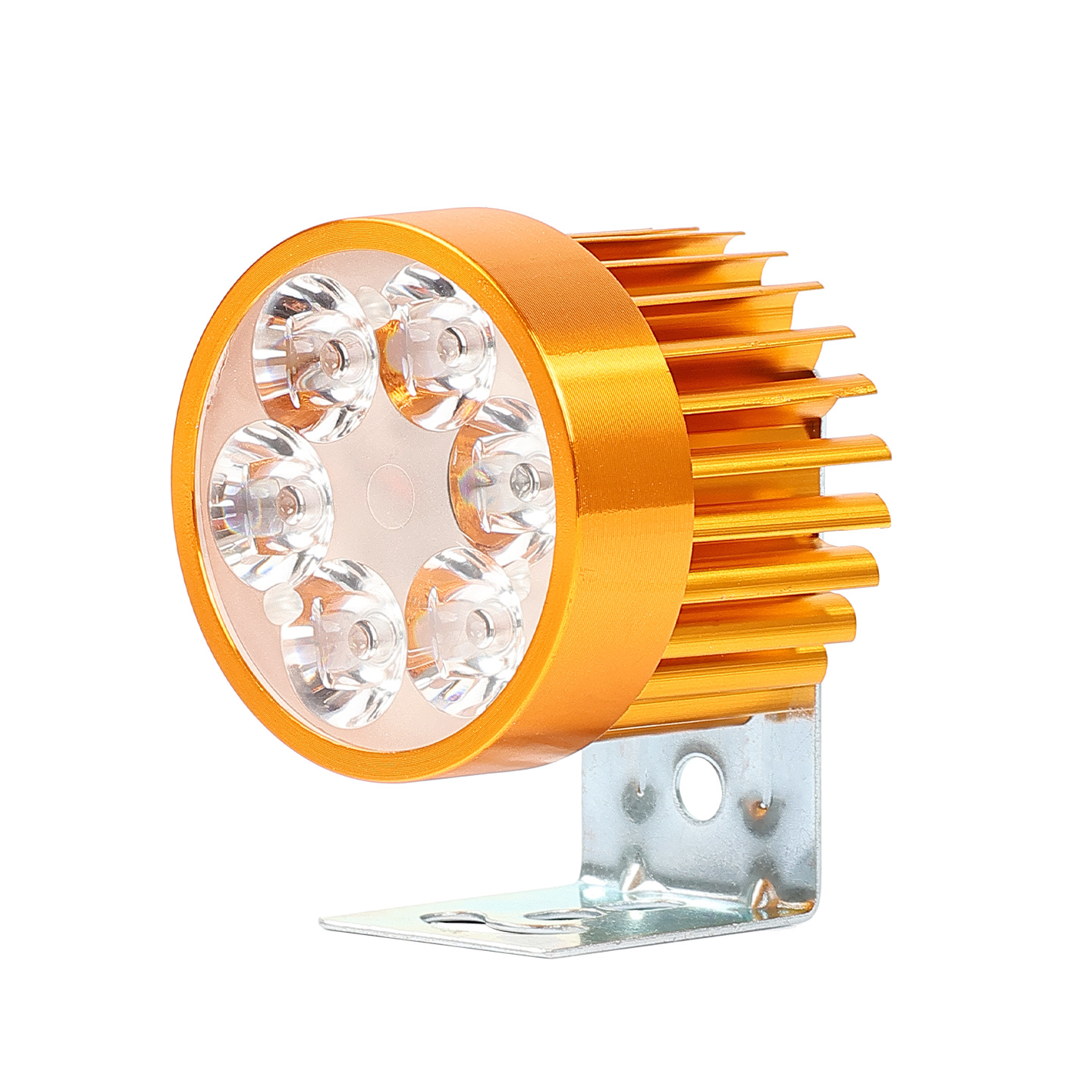 Foco LED Externo para Motocicleta 12-80V de Aleación de Aluminio, Impermeable, Universal