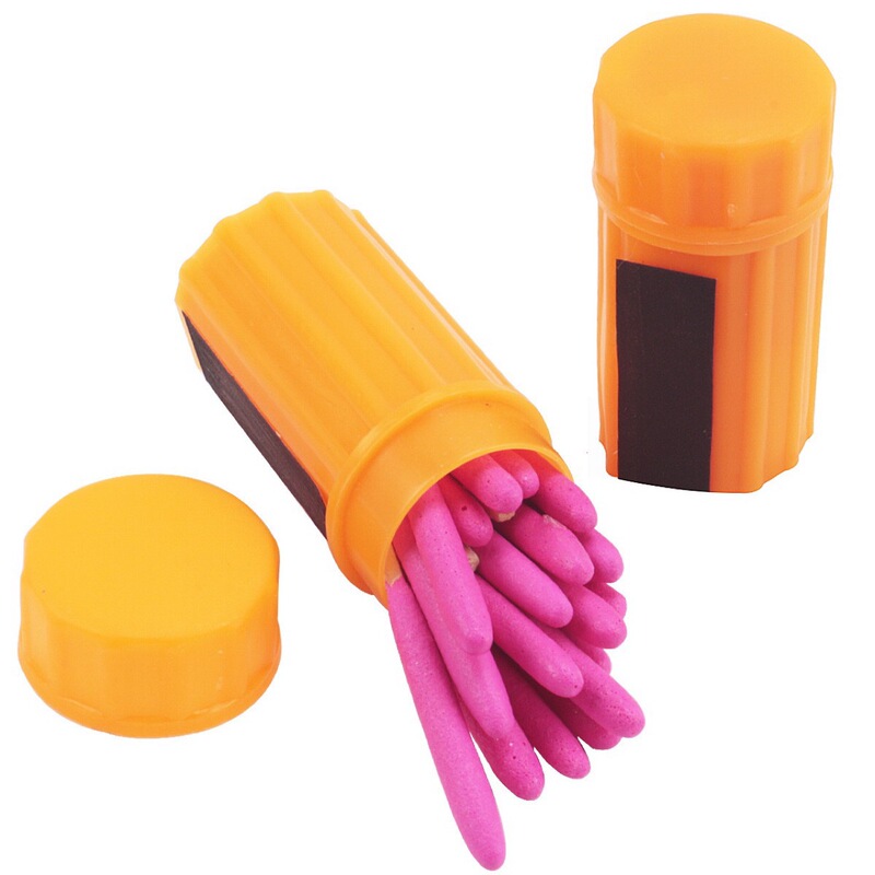 Spot Outdoor Matches, Windproof Matches, Outdoor First Aid Survival Match Box, Emergency Fire Starting Equipment, 20 Pieces/Bucket