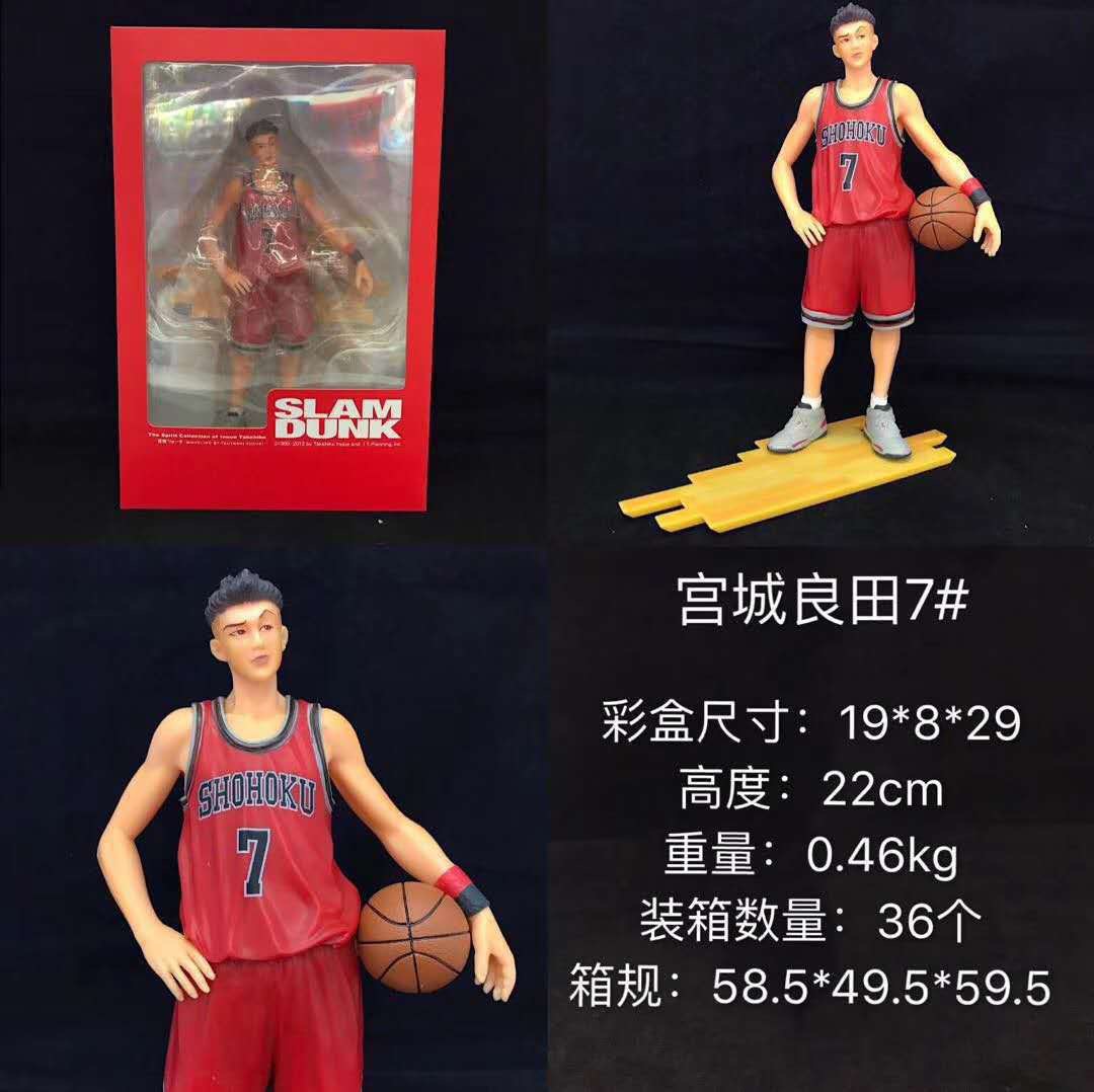 スラムダンクの手による超大型組立桜木花道流川楓赤木晴子湘北バスケットボールカラーボックスモデル