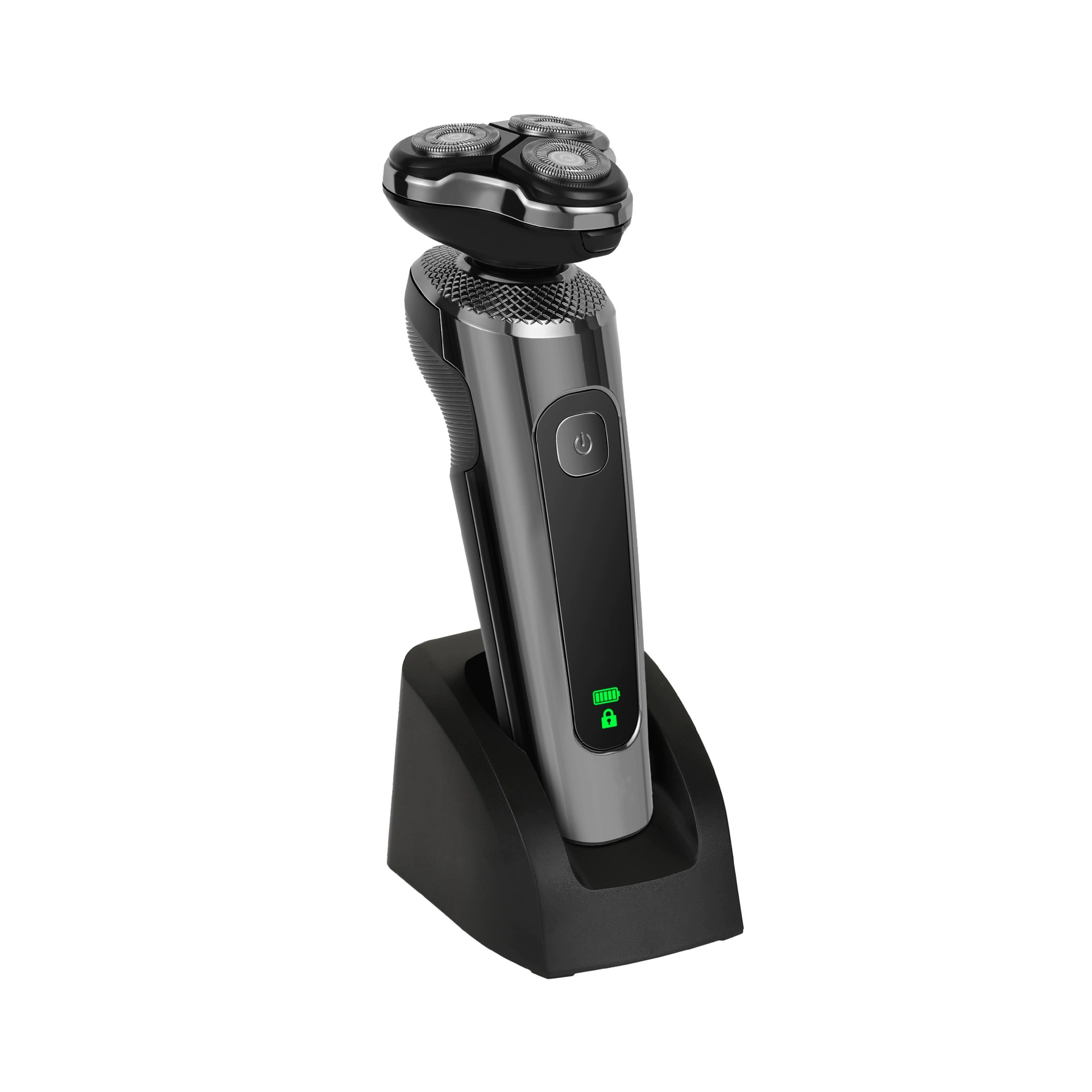 Умная электрическая электробритва, LED-цифровой дисплей, перезаряжаемая USB‑C, полное мытье тела, 4‑в‑1
