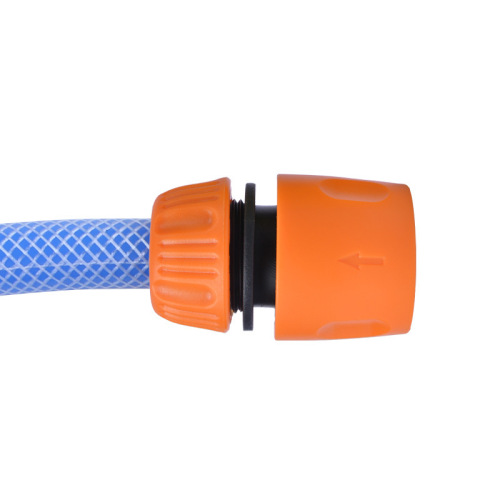 ABS plastic quick-connect car wash hose adapter 4-way water quick connector, nipple-type garden water gun fitting 1/2 water connection adapter