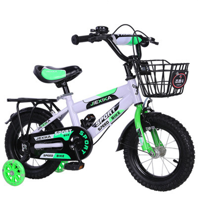 Bicicletas infantiles 12 - 14 - 16 - 18 - 20 pulgadas para niños y niñas con asiento trasero bicicleta cochecito para niños