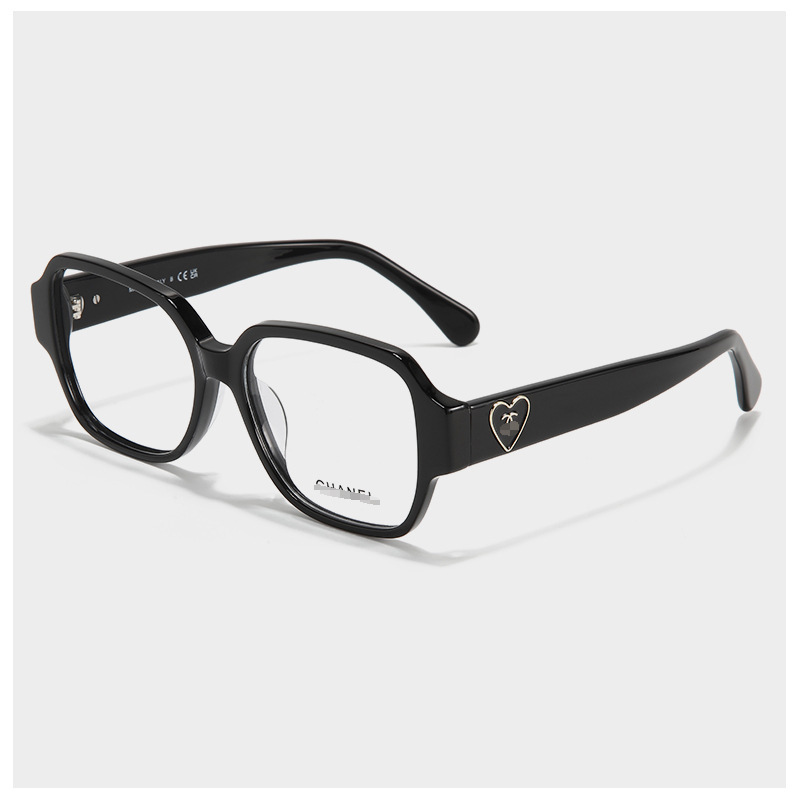 Xiaoxiang Ch3438 Heart-Shaped Glasses Frame Small Frame Face-Slimming Plain Look Myopia Glasses Frame Retro Fashion Decorative Mirror