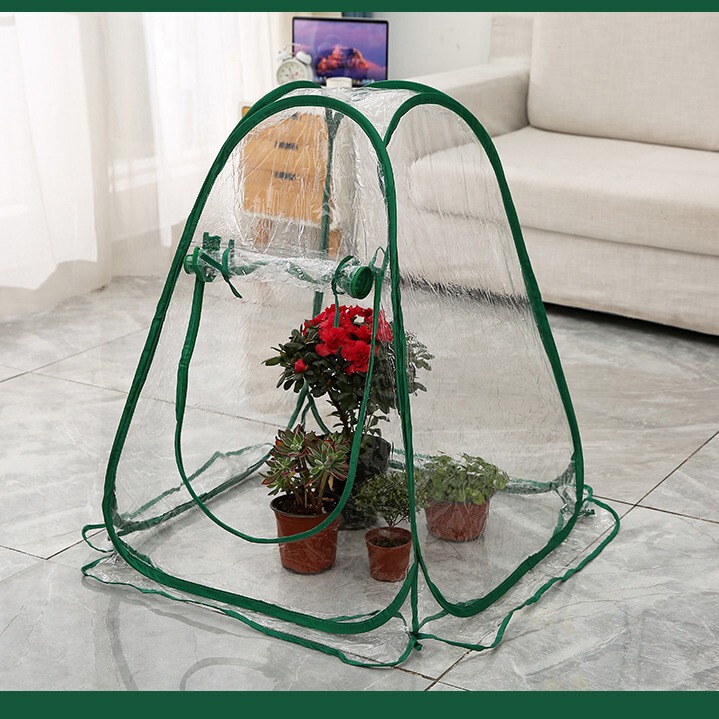 Foldable Portable Home Gardening Greenhouse Succulent Flower Insulation Shed Rainproof Mini Insulation Cover
