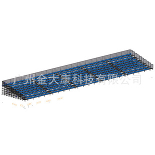 Ergonomic Gymnasium Aluminum Alloy Folding Seats Stands Auditorium School Activities Sturdy and Durable Factory Direct Supply