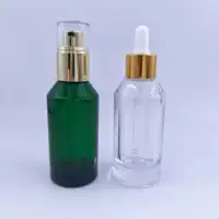 В наличии Helena Green Bottle Утолщенная бутылка с наклонным плечом для эссенции и лосьона с насосом 50 мл Бутылка для эссенции с капельницей Оптовая продажа.